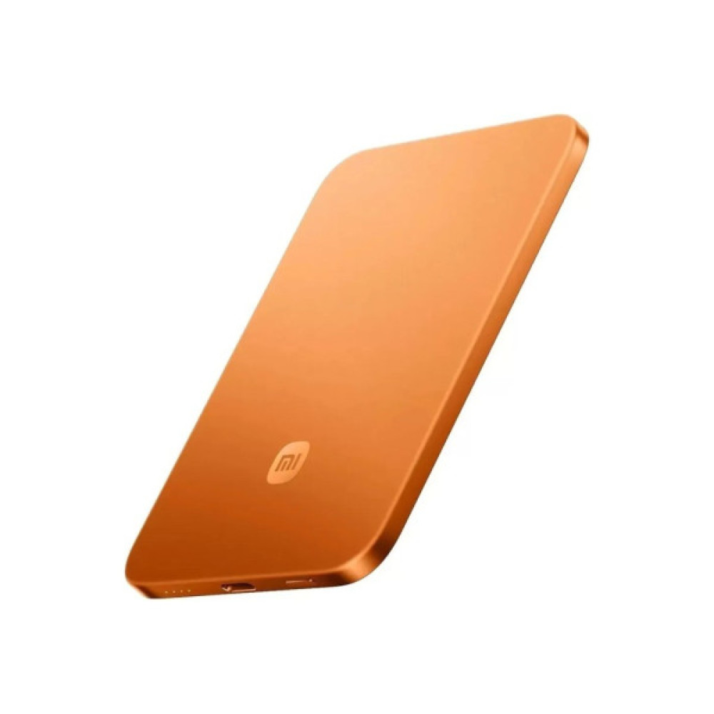 Батарея універсальна Xiaomi 5000mAh UltraThin Magnetic 15W Orange (BHR0975GL)