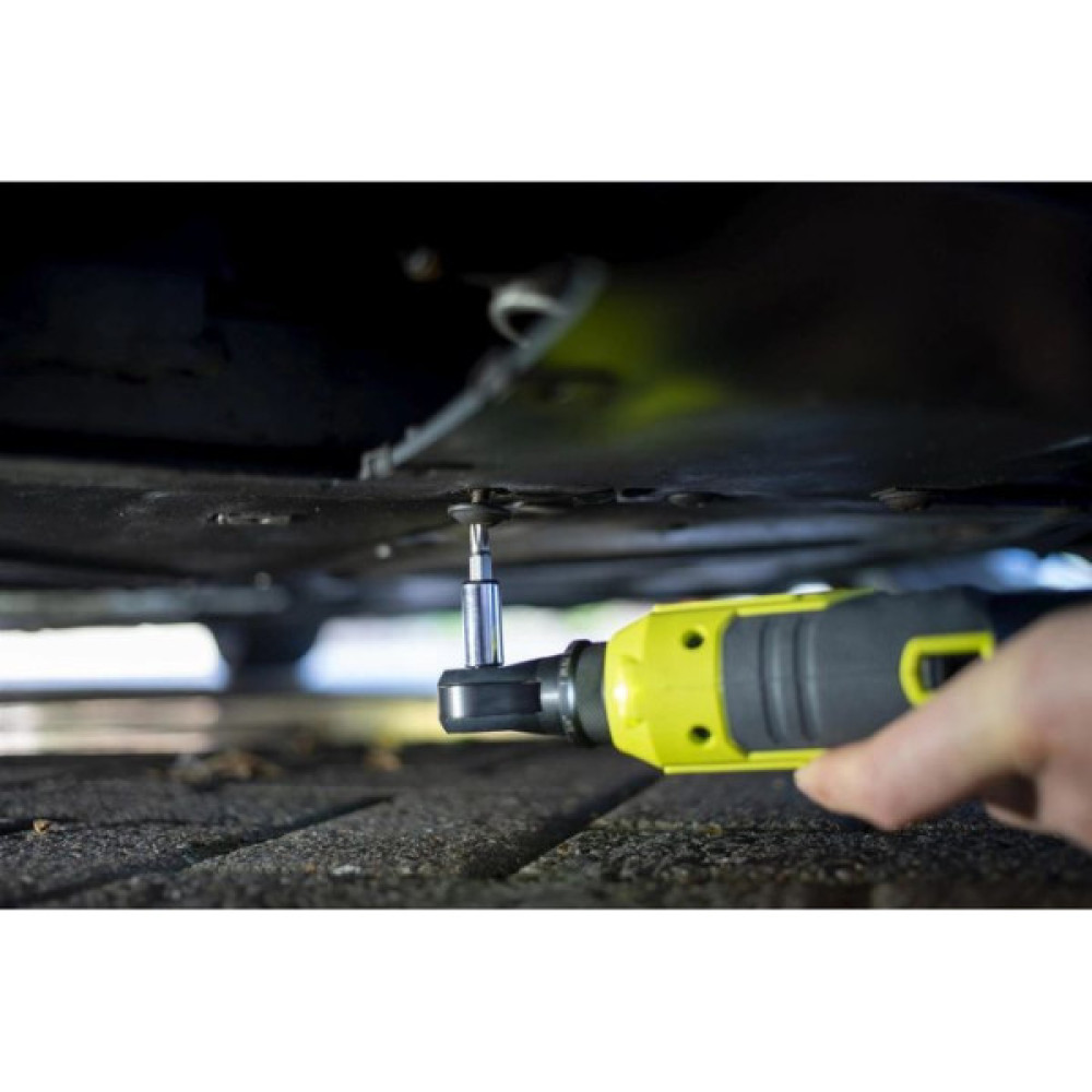Тріскачка акумуляторна Ryobi ONE+ R18RW2-0 18В 280об·хв 60Нм 1/4" 4 положення головки 1кг без АКБ та ЗП
