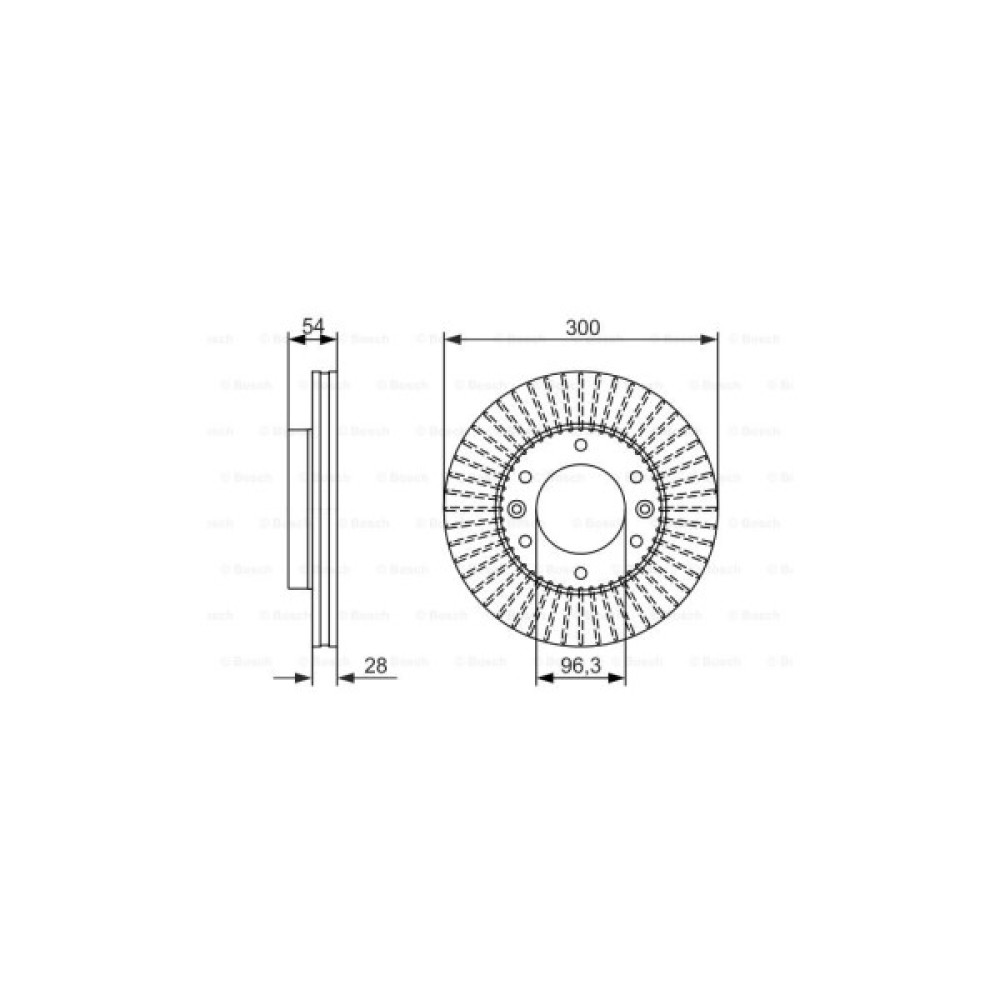 Гальмівний диск Bosch 0 986 479 693