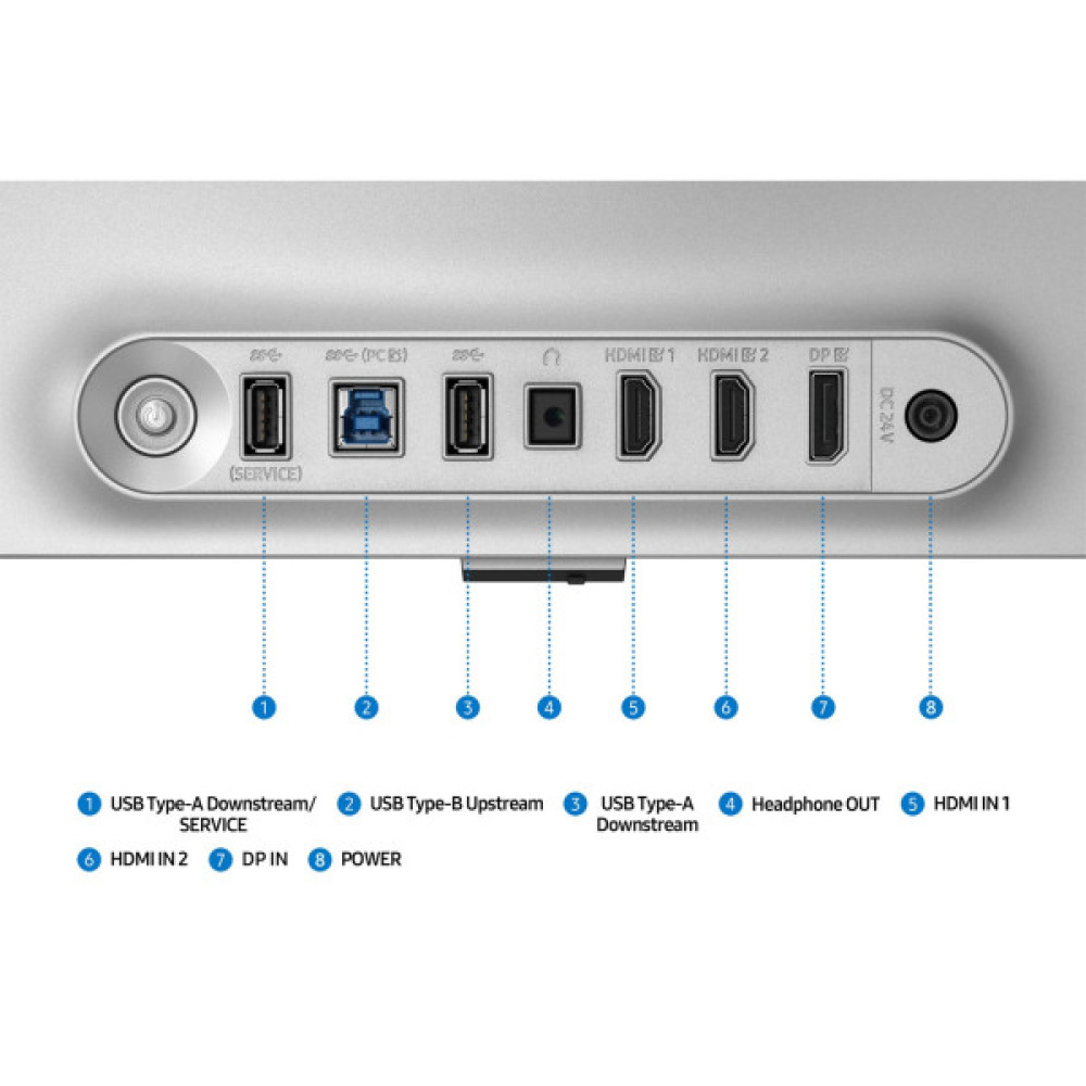 Монітор Samsung 32" Odyssey G81SF HDMI, DP, USB-C, Bluetooth, VA, 3840x2160, 240Hz, 0,03ms