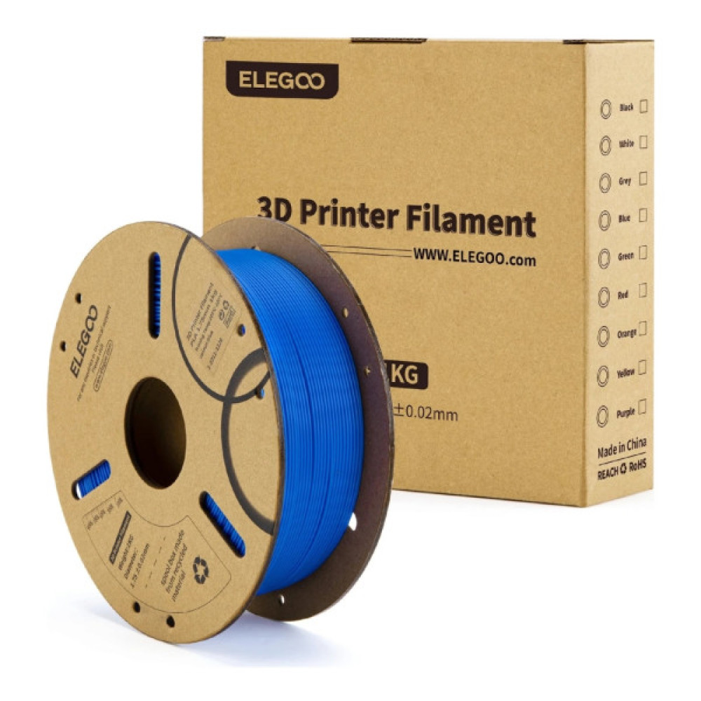 Пластик для 3D-принтера ELEGOO PLA 1кг, 1.75мм, blue dark (50.203.0068)