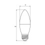 Лампочка Eurolamp LED CL 6W E27 3000K 220V (LED-CL-06273(P)) Лампочка Eurolamp LED CL 6W E27 3000K 220V (LED-CL-06273(P))