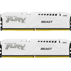 Модуль пам'яті для комп'ютера DDR5 64GB (2x32GB) 5200 MHz Beast White Kingston Fury (ex.HyperX) (KF552C36BWEK2-64)