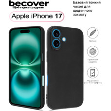 Чохол до мобільного телефона BeCover Apple iPhone 17 Black (713756) Чохол до мобільного телефона BeCover Apple iPhone 17 Black (713756)