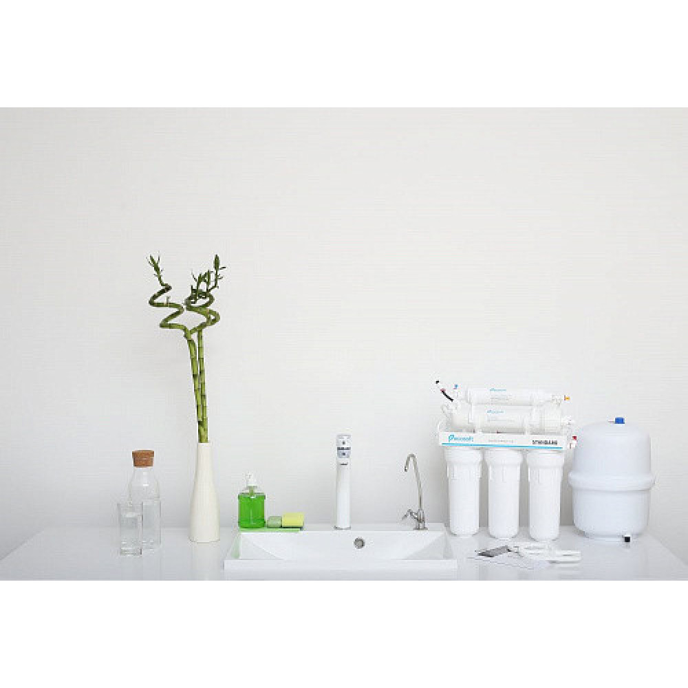 Фільтр зворотного осмосу Ecosoft Standard 5-50M PRO з мінералізатором, мембрана 50gpd, кран капля, дренаж 1:2