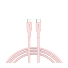 Дата кабель USB-C to USB-C 1.0m CC60SC10 60W Silicon Pink Sand Canyon (CNS-CC60SC10PS)