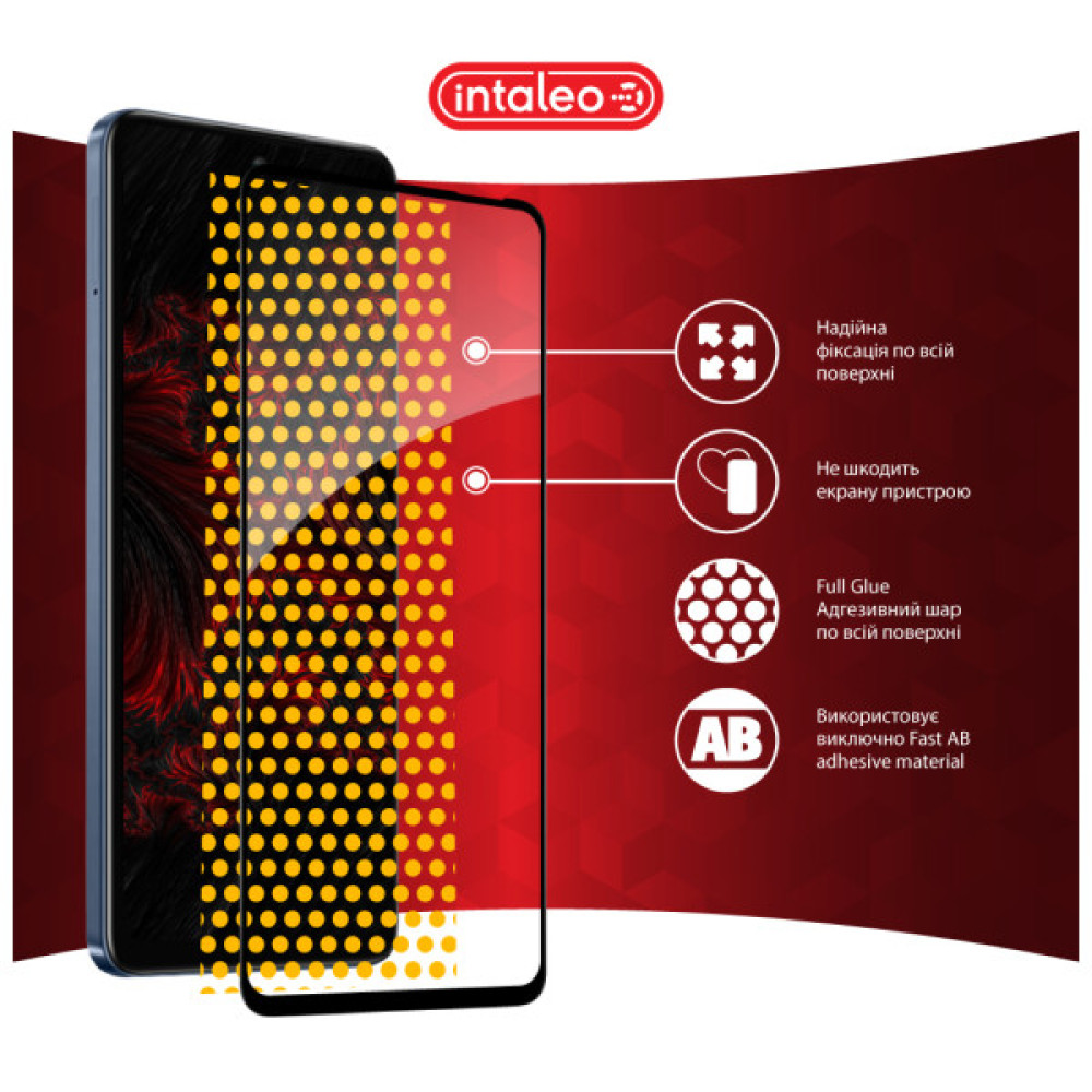 Скло захисне Intaleo Full Glue Infinix Hot 50 4G Black (1283126607318)