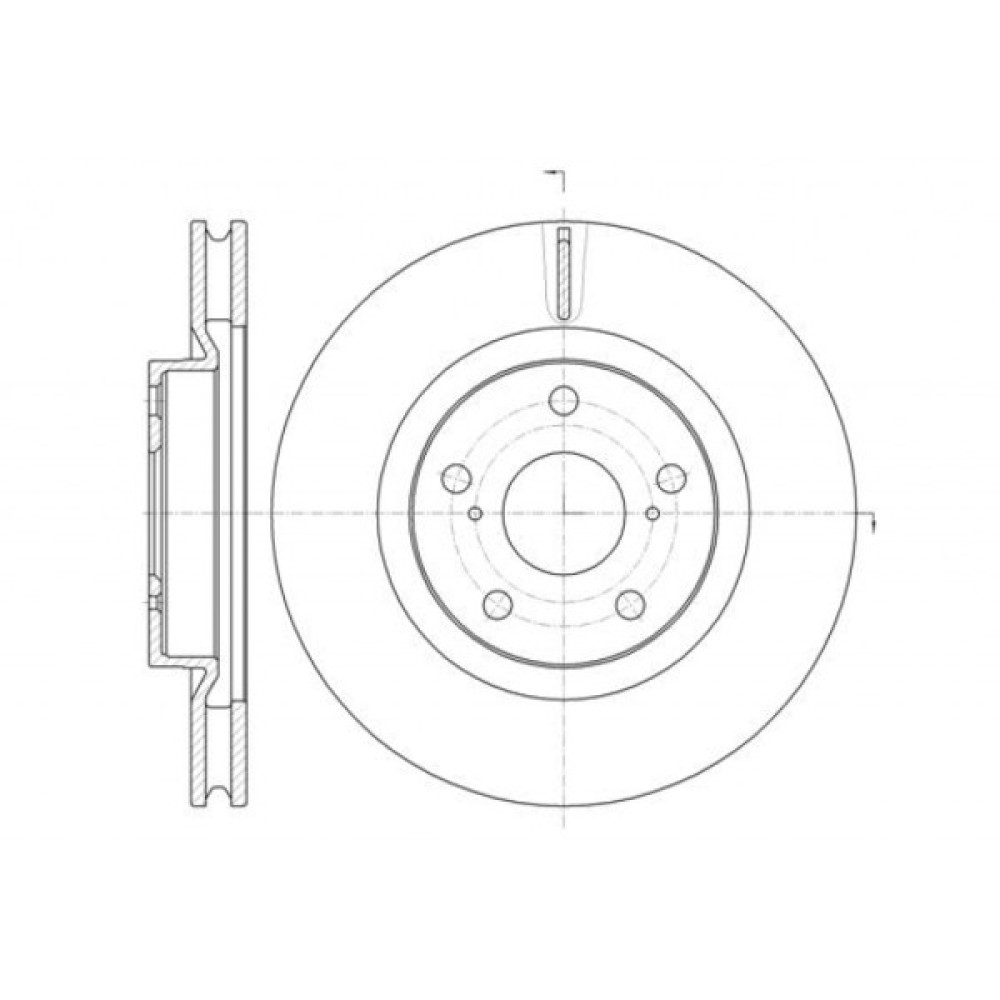 Гальмівний диск REMSA 61259.10 Гальмівний диск REMSA 61259.10