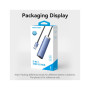 Концентратор VENTION USB 3.0 to USB 3.0x3/RJ45/Type-C Hub Blue Aluminum Alloy 5-in-1 (TGFSB)