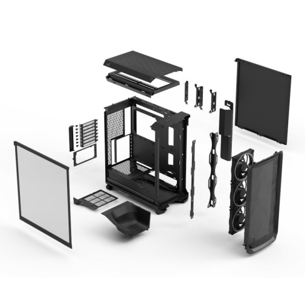 FRACTAL DESIGN Meshify 3 Black RGB TG LT (FD-C-MES3A-06)