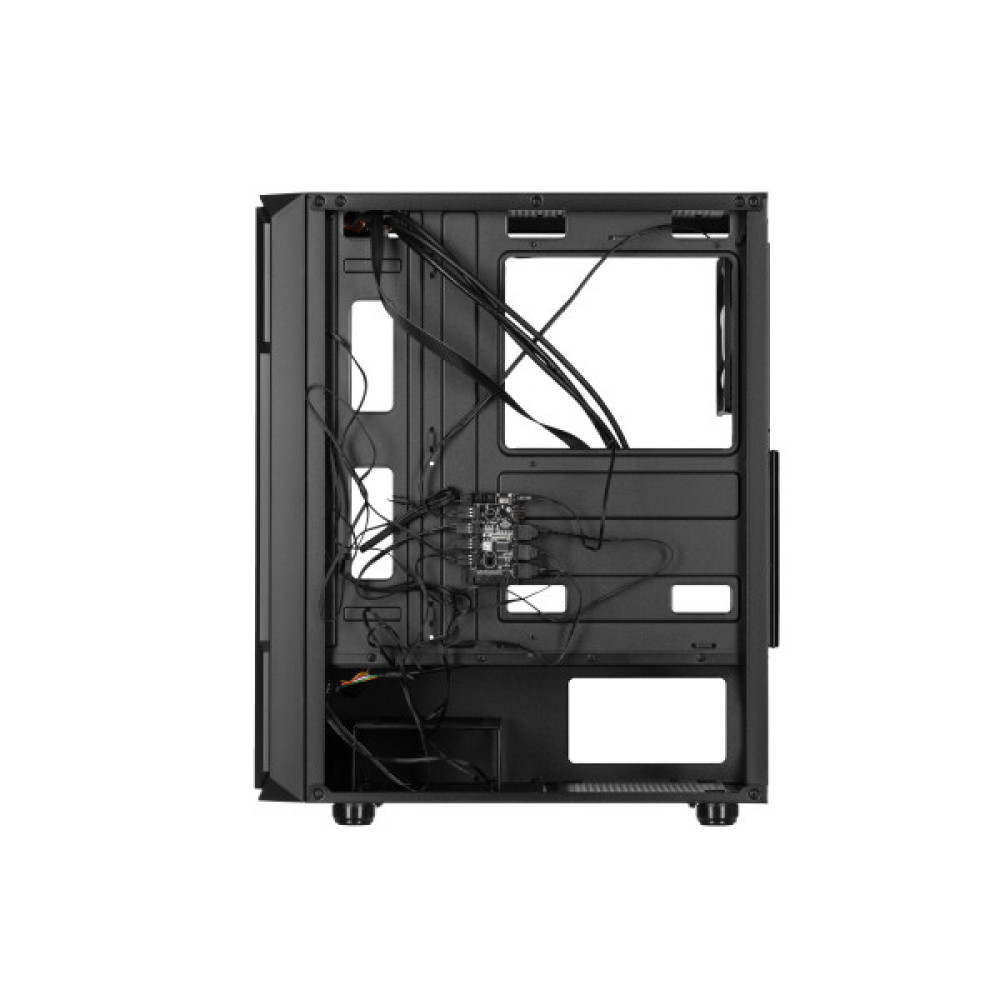 Корпус 2E GAMING Hexagon G338 без БЖ 2xUSB3.0, 1xUSBType-C, 3x120мм ARGB, 1x120мм, VGA 330мм, LCS ready, HUB, TG Side Panel, ATX, чорний
