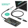 Дата кабель USB-C to USB-C 1.0m USB 3.1Gen2 100W US353 Black Ugreen (10387) Дата кабель USB-C to USB-C 1.0m USB 3.1Gen2 100W US353 Black Ugreen (10387)