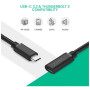 Дата кабель USB-C to USB-C 1.0m USB 3.1Gen2 100W US353 Black Ugreen (10387) Дата кабель USB-C to USB-C 1.0m USB 3.1Gen2 100W US353 Black Ugreen (10387)