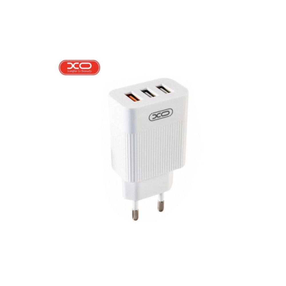 Зарядний пристрій XO L72 QC3.0 3USB +micro (XO-L72-MCR)