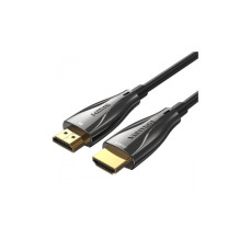 Кабель мультимедійний HDMI M to HDMI M 15.0m V2.1 Optical 8K 60Hz 48Gbps Dolby 7.1 black VENTION (ALBBN)