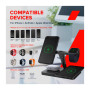 Зарядний пристрій Canyon wireless charger WS-404 15W 4in1 Black (CNS-WCS404)