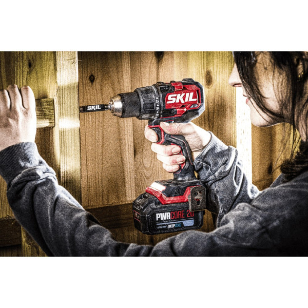 Шурупокрут-дриль акумуляторний SKIL 3080 CA XP 20В 130Нм 600·2100об/хв 1.55кг без АКБ та ЗП