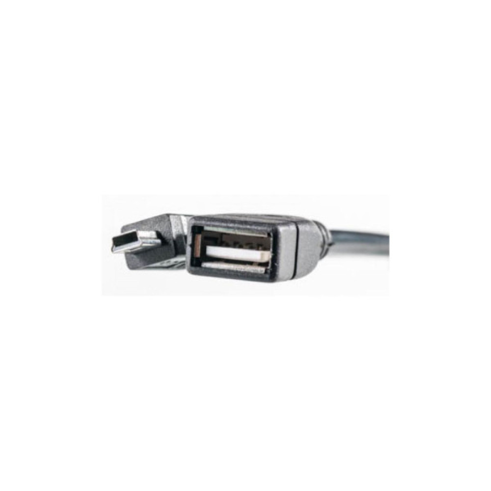 Дата кабель OTG USB 2.0 AF to Mini 5P 0.1m PowerPlant (KD00AS1234)