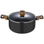 Каструля Bergner Earth black, з кришкою 24 см, 4.3 л (BG-32036-BK) Каструля Bergner Earth black, з кришкою 24 см, 4.3 л (BG-32036-BK)