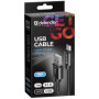Дата кабель USB 2.0 AM to Micro 5P 1.0m USB08-03T PRO black Defender (87802) Дата кабель USB 2.0 AM to Micro 5P 1.0m USB08-03T PRO black Defender (87802)