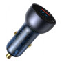 Зарядний пристрій Baseus USB + USB-C QC3.0 65W Particular Digital Display gray (CCKX-C0G) Зарядний пристрій Baseus USB + USB-C QC3.0 65W Particular Digital Display gray (CCKX-C0G)