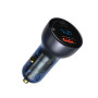 Зарядний пристрій Baseus USB + USB-C QC3.0 65W Particular Digital Display gray (CCKX-C0G) Зарядний пристрій Baseus USB + USB-C QC3.0 65W Particular Digital Display gray (CCKX-C0G)