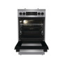 Плита Gorenje комбінована, 70л, 50x60см, дисплей, чавун, нерж