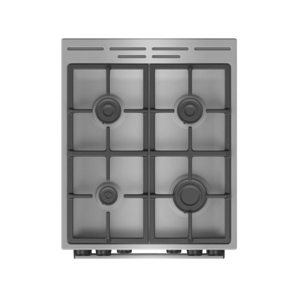 Плита Gorenje комбінована, 70л, 50x60см, дисплей, чавун, нерж