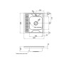 Мийка кухонна Kroner Dekor-6060L 06160 (CV022812) Мийка кухонна Kroner Dekor-6060L 06160 (CV022812)