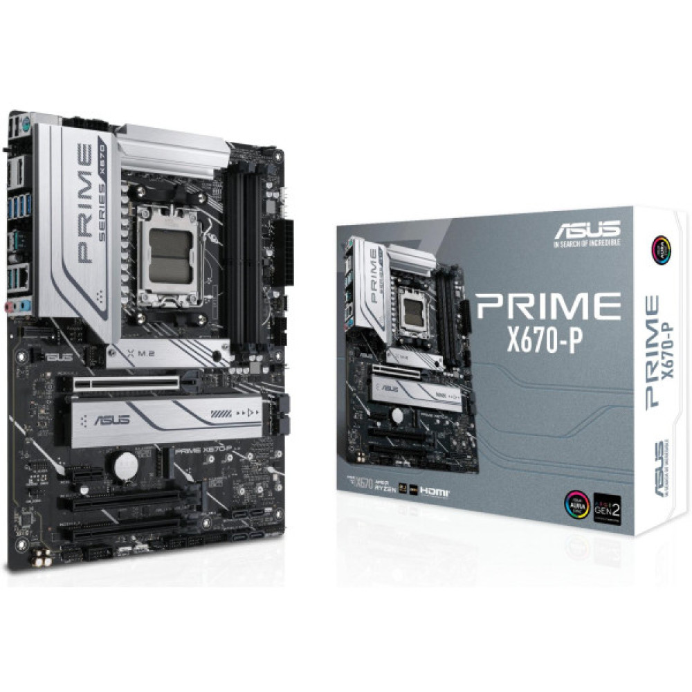 Материнcька плата ASUS PRIME X670-P sAM5 X670 4xDDR5 M.2 DP HDMI ATX