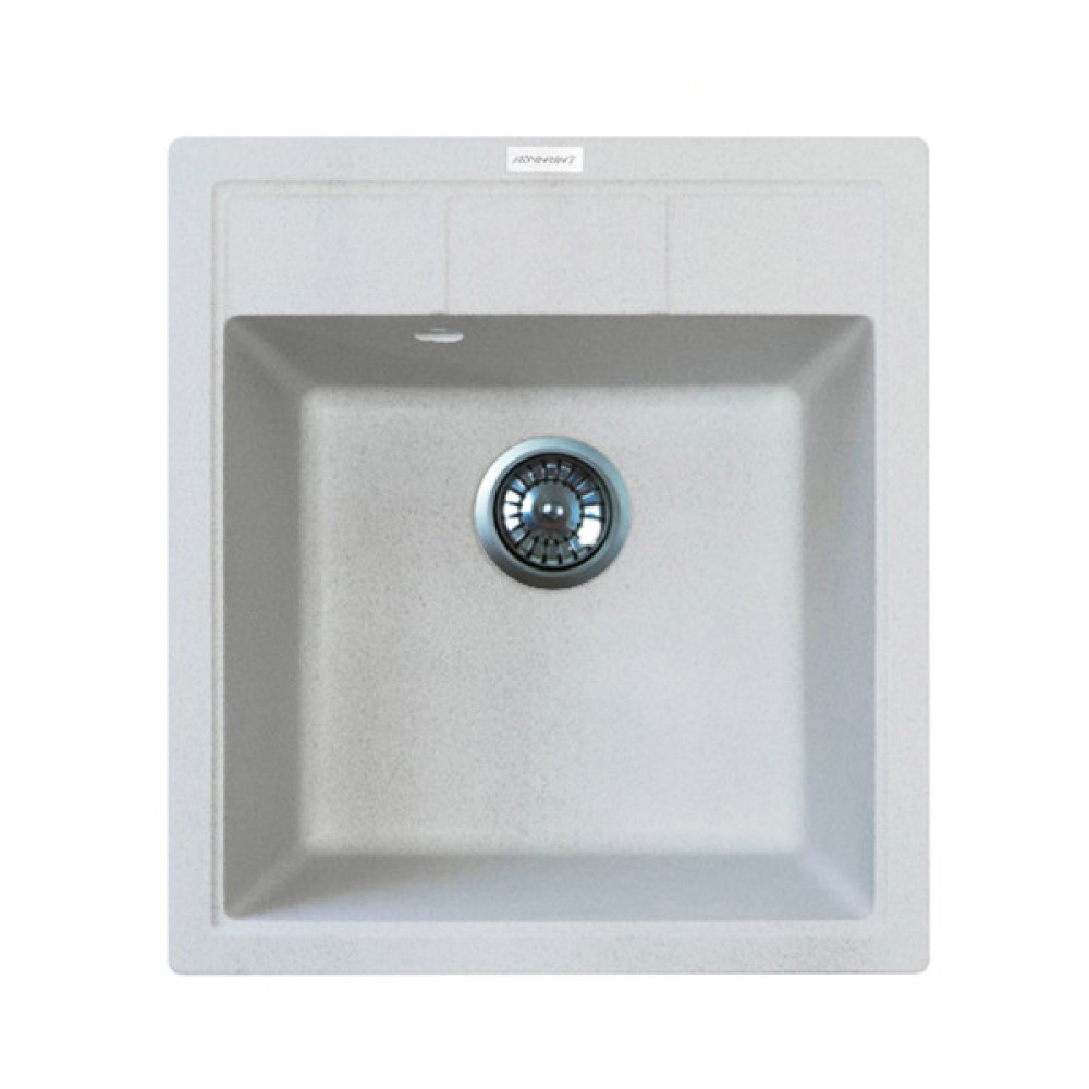 Набір кухонна Adamant Brick, штучний камінь, квадрат, без крила, 460x515x200мм, чаша - 1, врізна, Old stone + змішувач