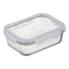 Харчовий контейнер Ardesto Gemini прямокутний, 0.66л, боросилікатне скло, прозорий (AR1260BRC)