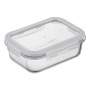 Харчовий контейнер Ardesto Gemini прямокутний, 0.66л, боросилікатне скло, прозорий (AR1260BRC)