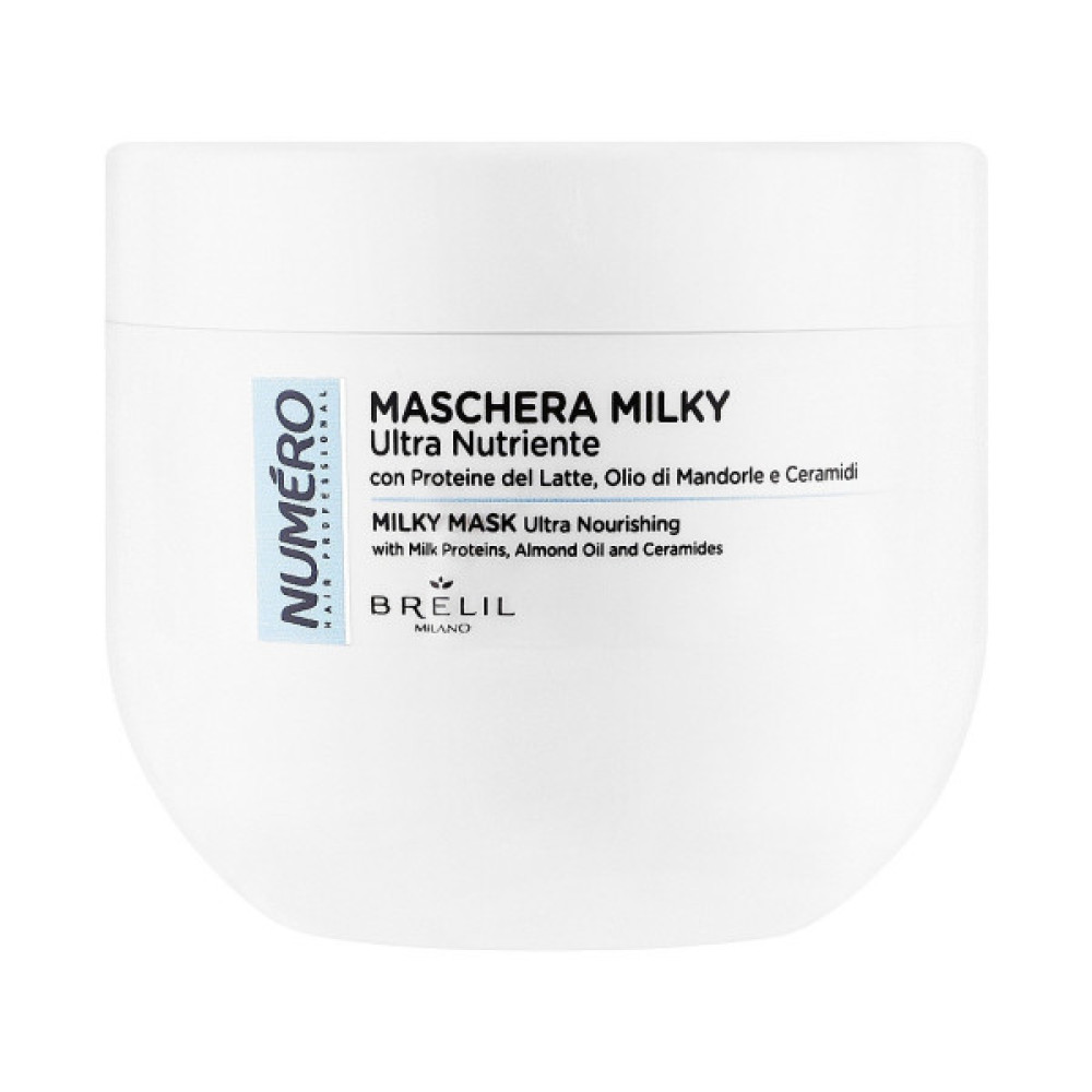 Маска для волосся Brelil Numero Milky Hair Mask Ультраживильна 400 мл (8011935088058)