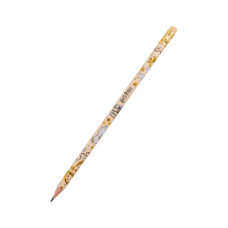 Олівець графітний Kite Harry Potter круглий, з гумкою, НВ (HP25-056) Олівець графітний Kite Harry Potter круглий, з гумкою, НВ (HP25-056)
