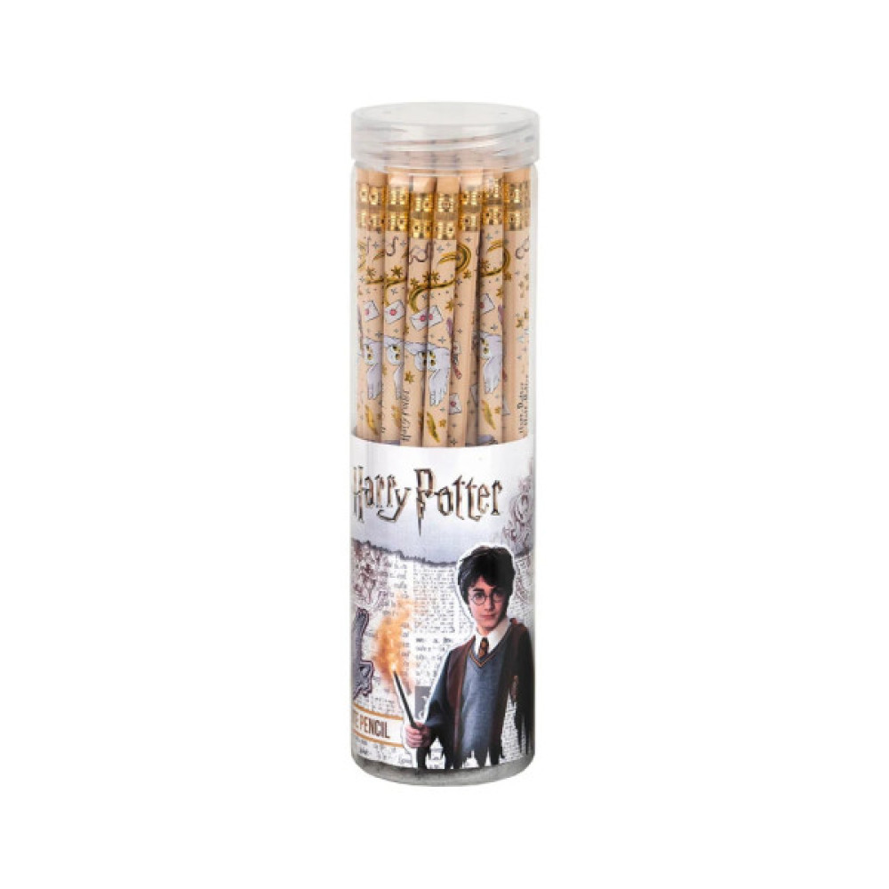 Олівець графітний Kite Harry Potter круглий, з гумкою, НВ (HP25-056)