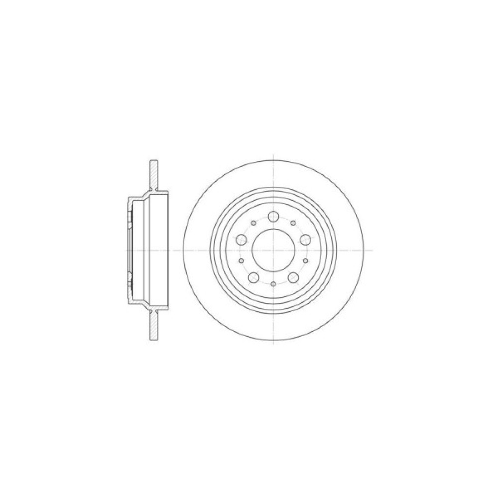 Гальмівний диск REMSA 6620.00
