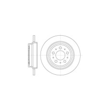 Гальмівний диск REMSA 6620.00