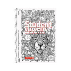 Книга записна Brunnen Коледж-блок А4 Premium Zenart Lion, крапка 80 аркушів (10-679 29 02) Книга записна Brunnen Коледж-блок А4 Premium Zenart Lion, крапка 80 аркушів (10-679 29 02)