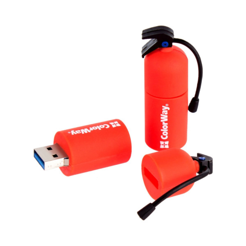 USB флеш накопичувач ColorWay Fire 32 GB USB 3.0 Red (CW-USBFE32)