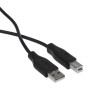 Кабель 2E USB-A > USB-B (AM/BM) синхронізації 1.8м, чорний
