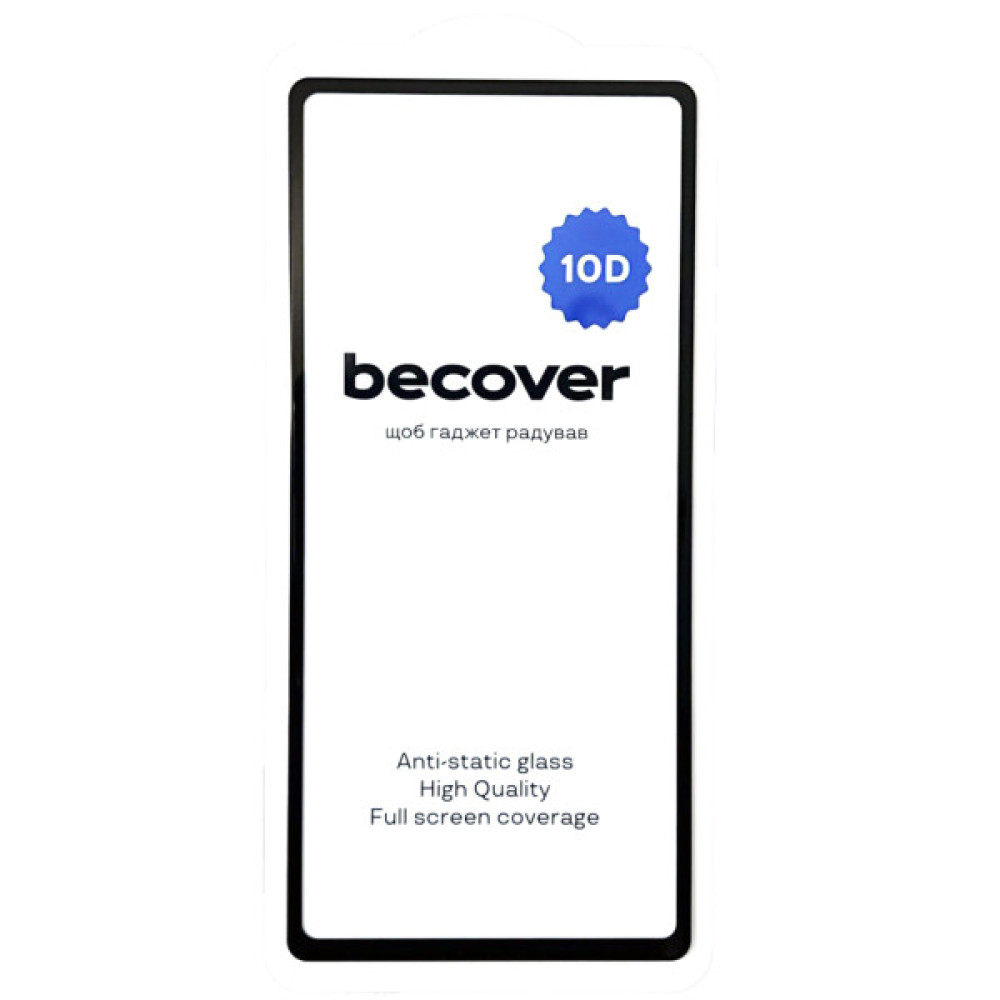 Скло захисне BeCover Google Pixel 7a 10D Black (711490) Скло захисне BeCover Google Pixel 7a 10D Black (711490)