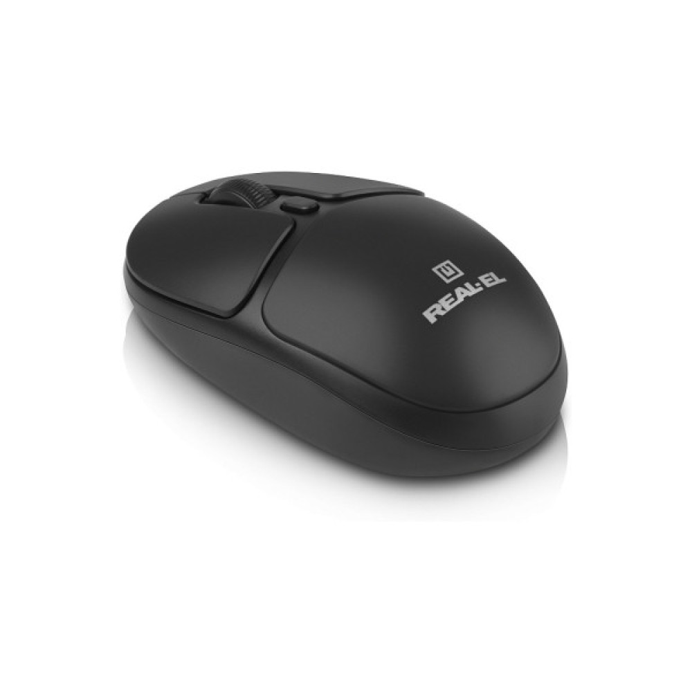 Мишка REAL-EL RM-335W Wireless Black (EL123200055)