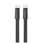 Дата кабель USB-C to USB-C 1.0m 5A 100W ultra-thin black ColorWay (CW-CBPDCC100-BK)