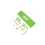 Карта пам'яті Acer 64GB microSD MSC100 /U3/V30/A1/C10 R 100MB/s / Write 30MB/s (BL.9BWWA.336)
