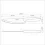 Кухонний ніж Tramontina Plenus Light Grey Chef 178 мм (23426/137)