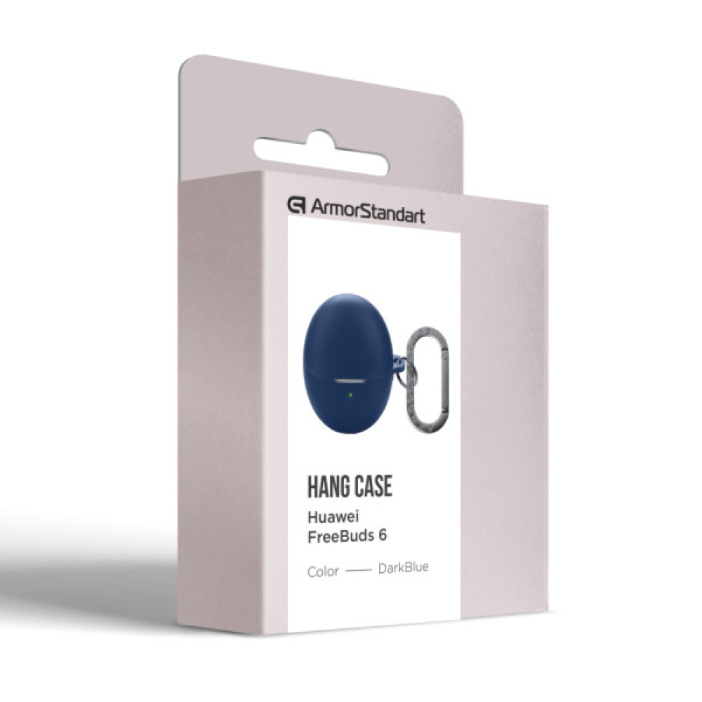 Чохол для навушників Armorstandart Hang Case For Huawei FreeBuds 6 Dark Blue (ARM86143)