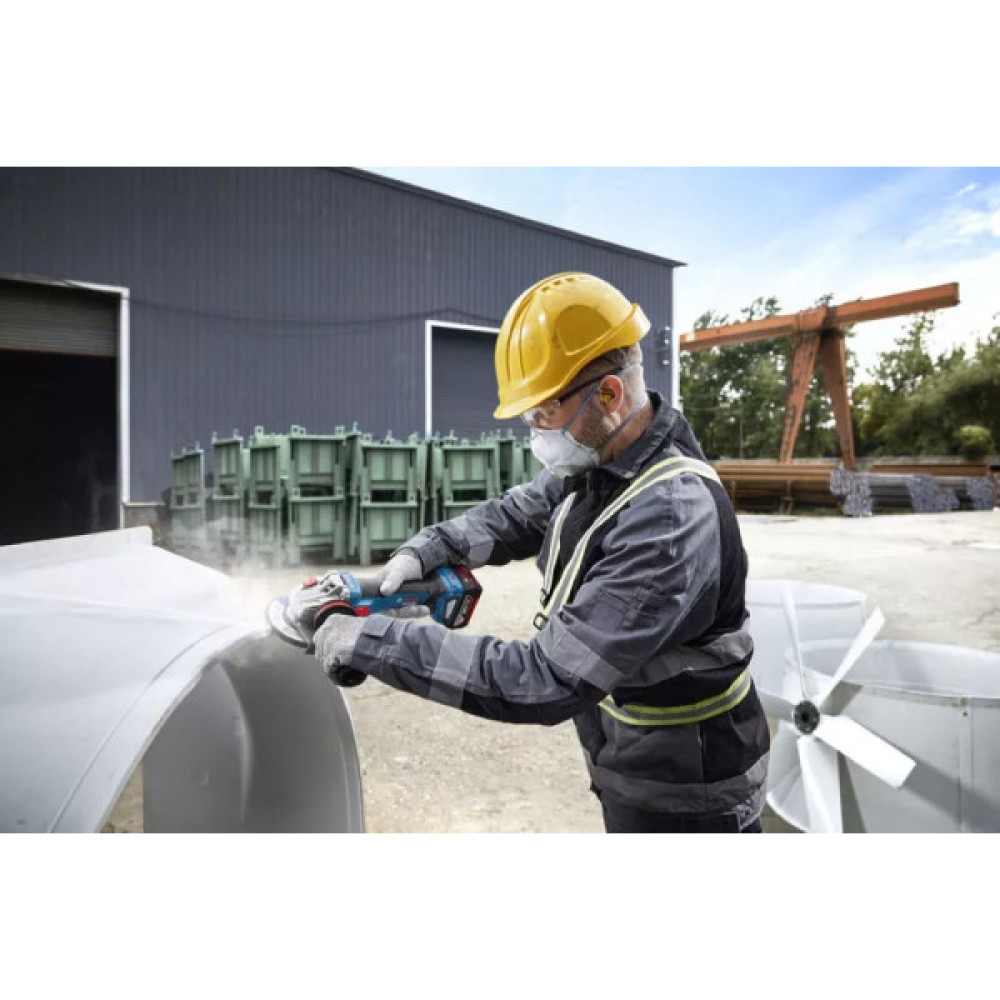 Шліфмашина кутова акумуляторна Bosch Professional GWS 18V-11S 125мм 18В 1x5А·год 0-9000об·хв 1.7кг кейс ЗП GAL1880CV