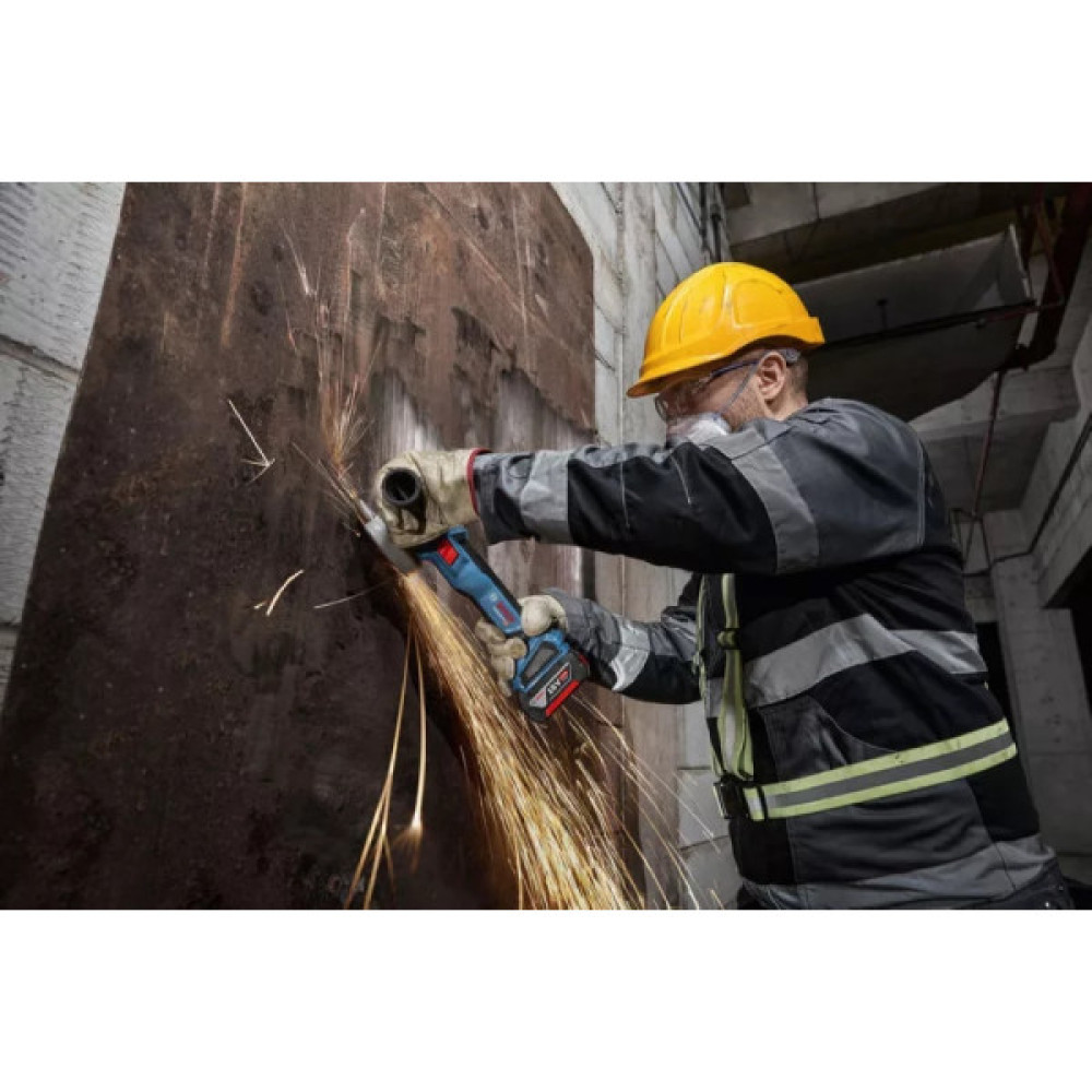 Шліфмашина кутова акумуляторна Bosch Professional GWS 18V-11S 125мм 18В 1x5А·год 0-9000об·хв 1.7кг кейс ЗП GAL1880CV