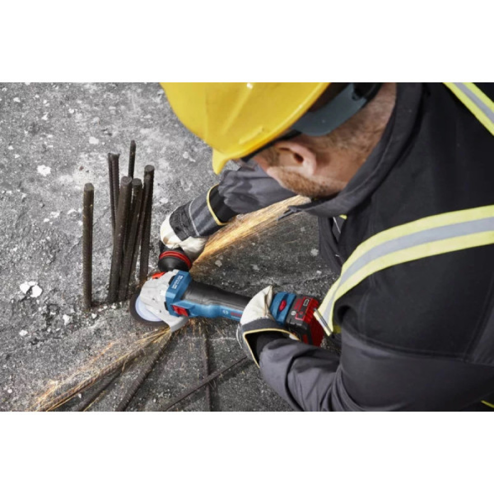 Шліфмашина кутова акумуляторна Bosch Professional GWS 18V-11S 125мм 18В 1x5А·год 0-9000об·хв 1.7кг кейс ЗП GAL1880CV
